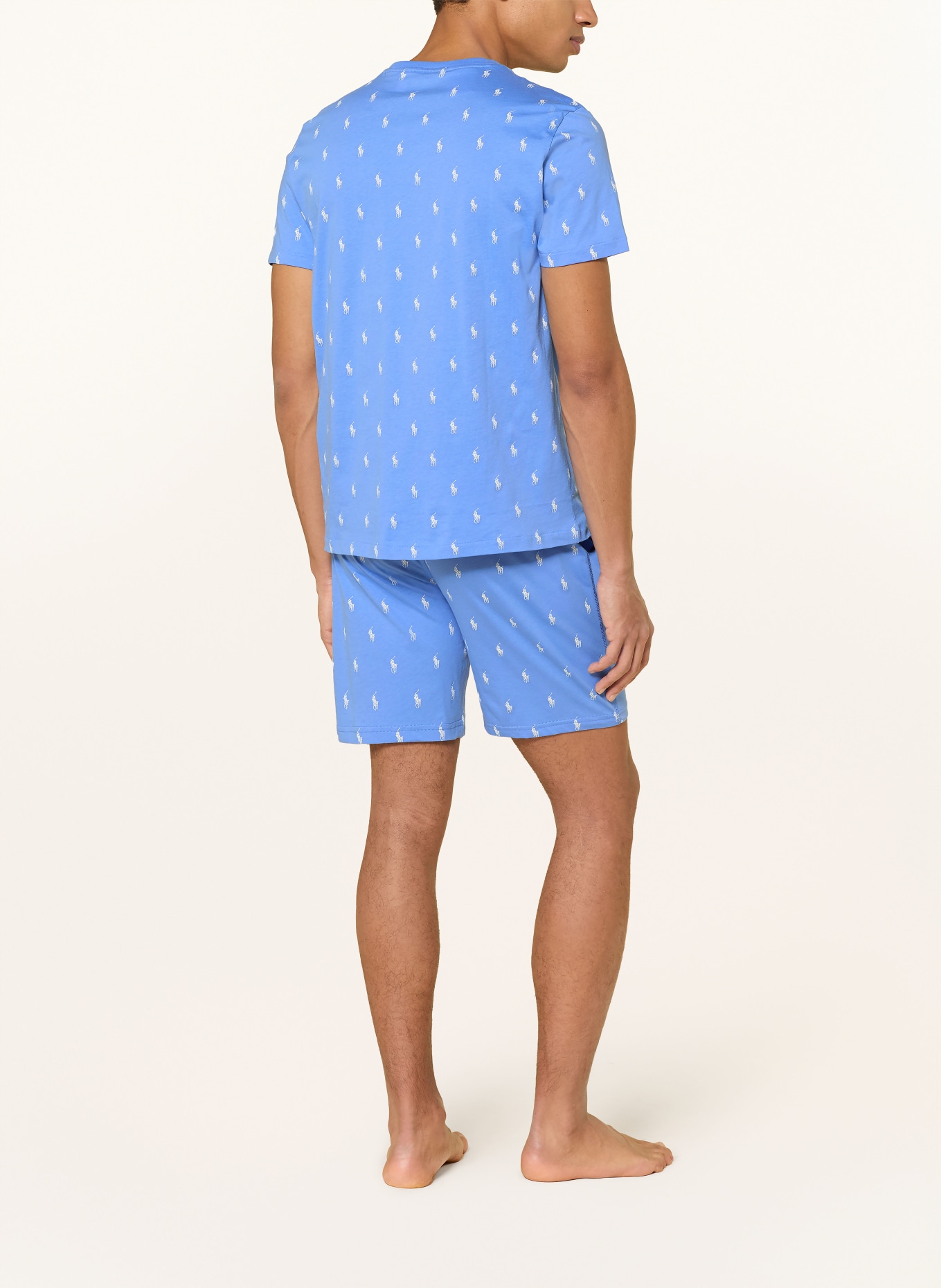 POLO RALPH LAUREN Lounge shorts: BLUE / WHITE