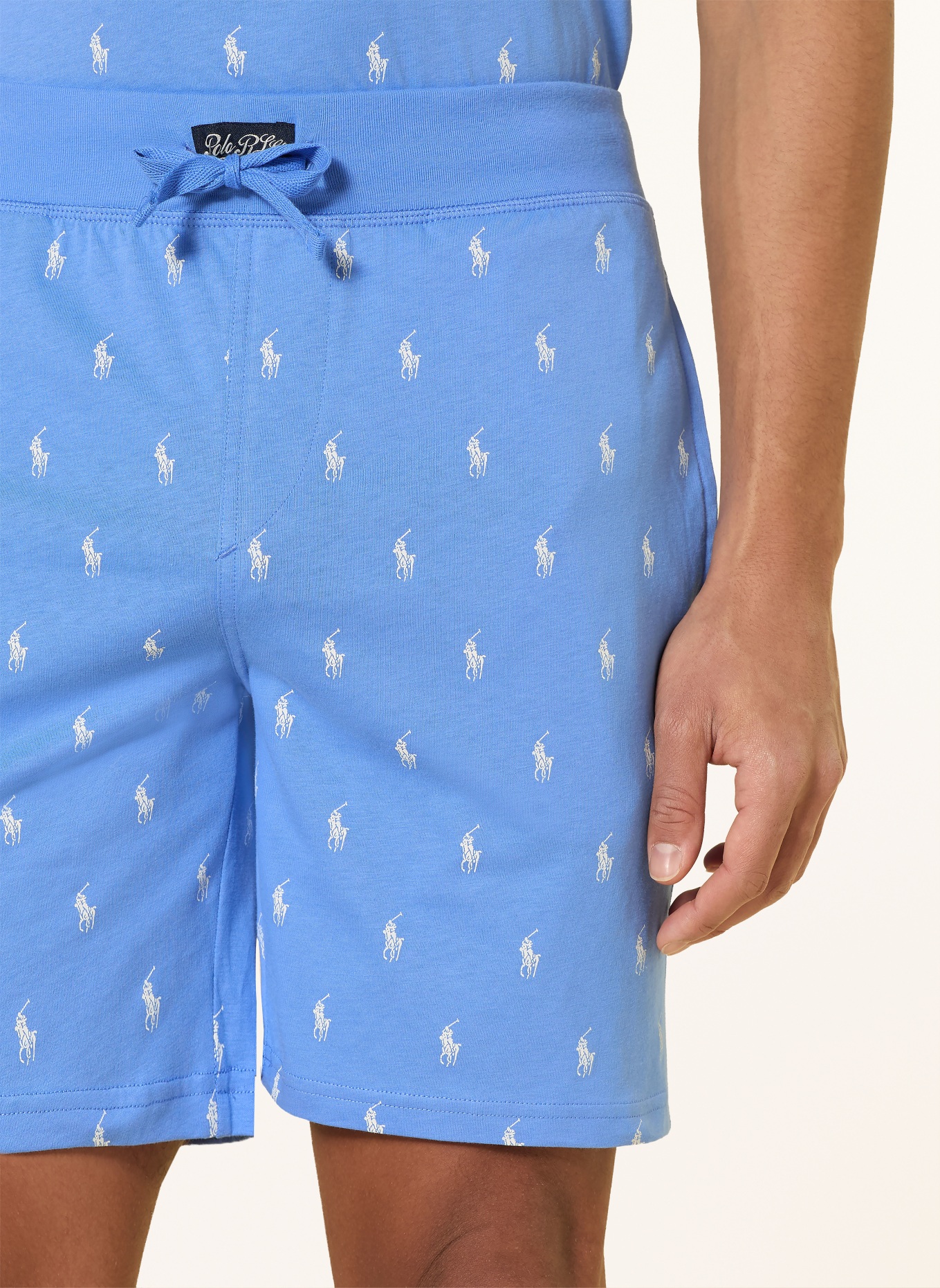 POLO RALPH LAUREN Lounge shorts: BLUE / WHITE