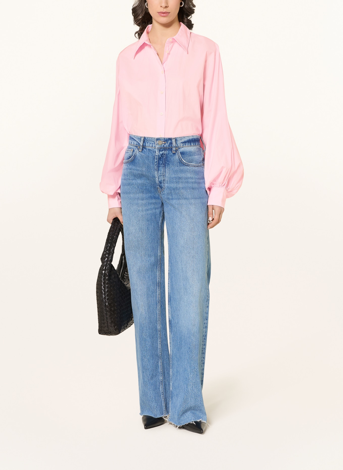 SoSUE Oversized shirt blouse ANTONIA: PINK