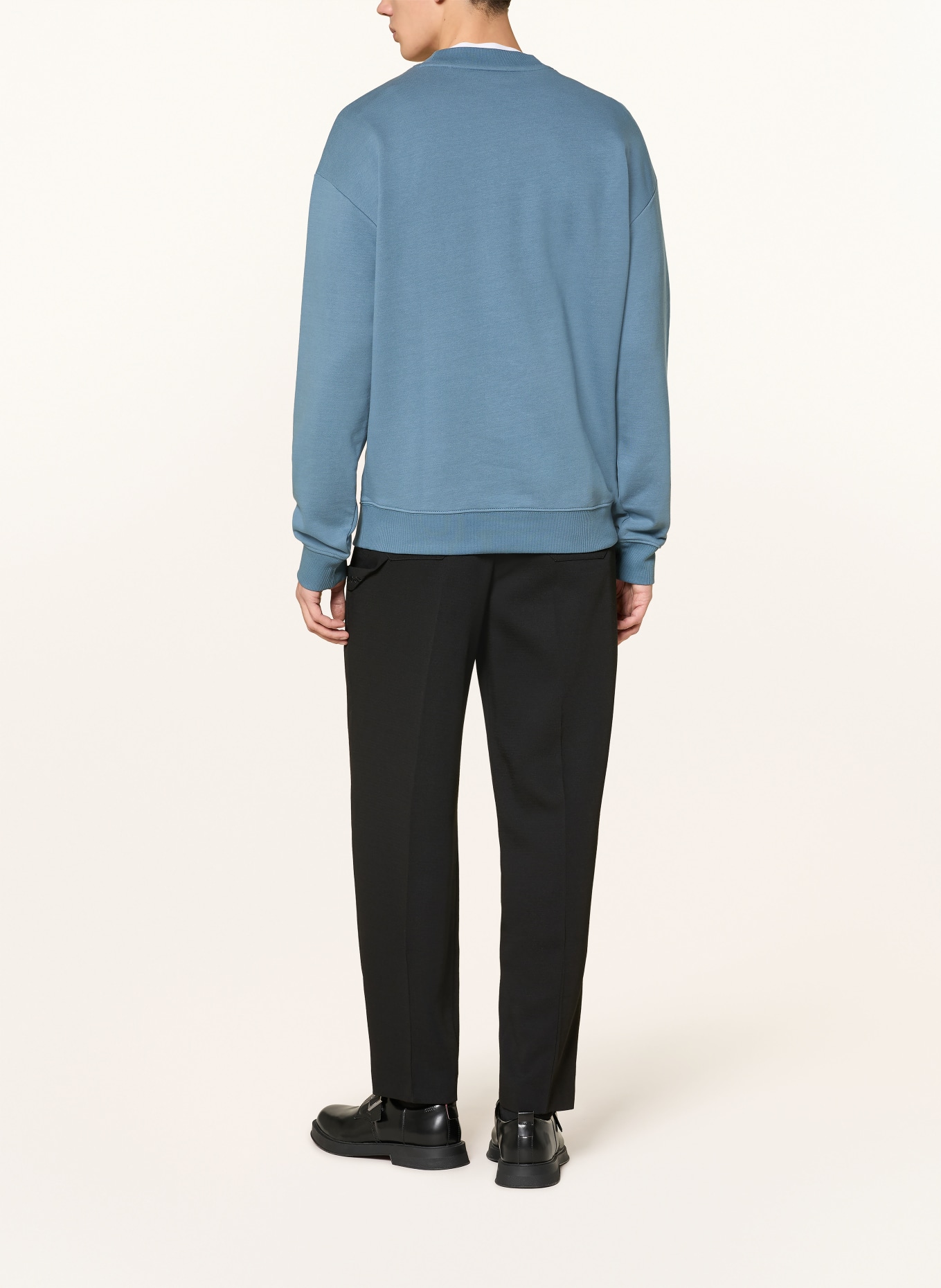 HUGO Sweatshirt DAPOCREW: BLAU