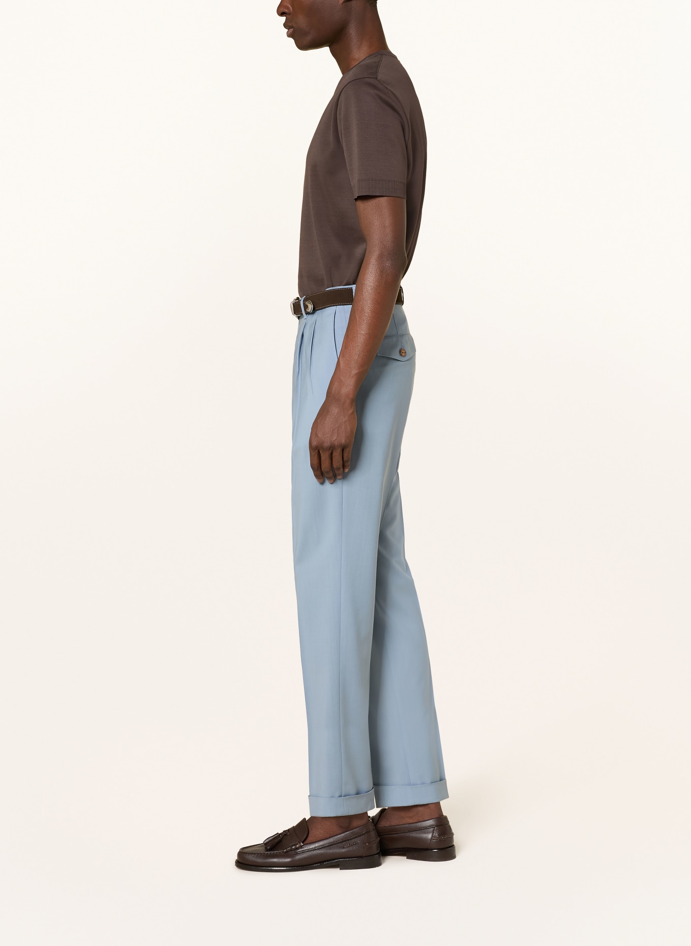 windsor. Suit trousers SAPO Slim Fit: 450 Lt/Pastel Blue 450