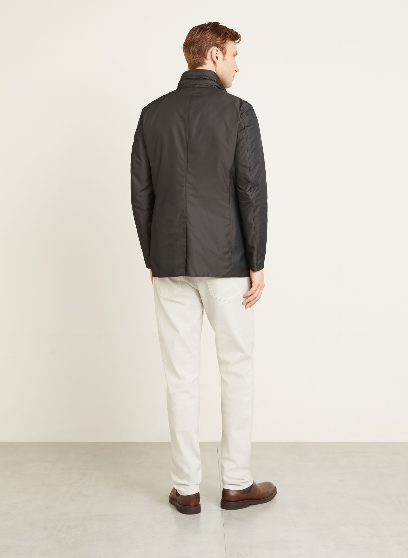 MOORER Jacke mit Blende: DUNKELGRAU