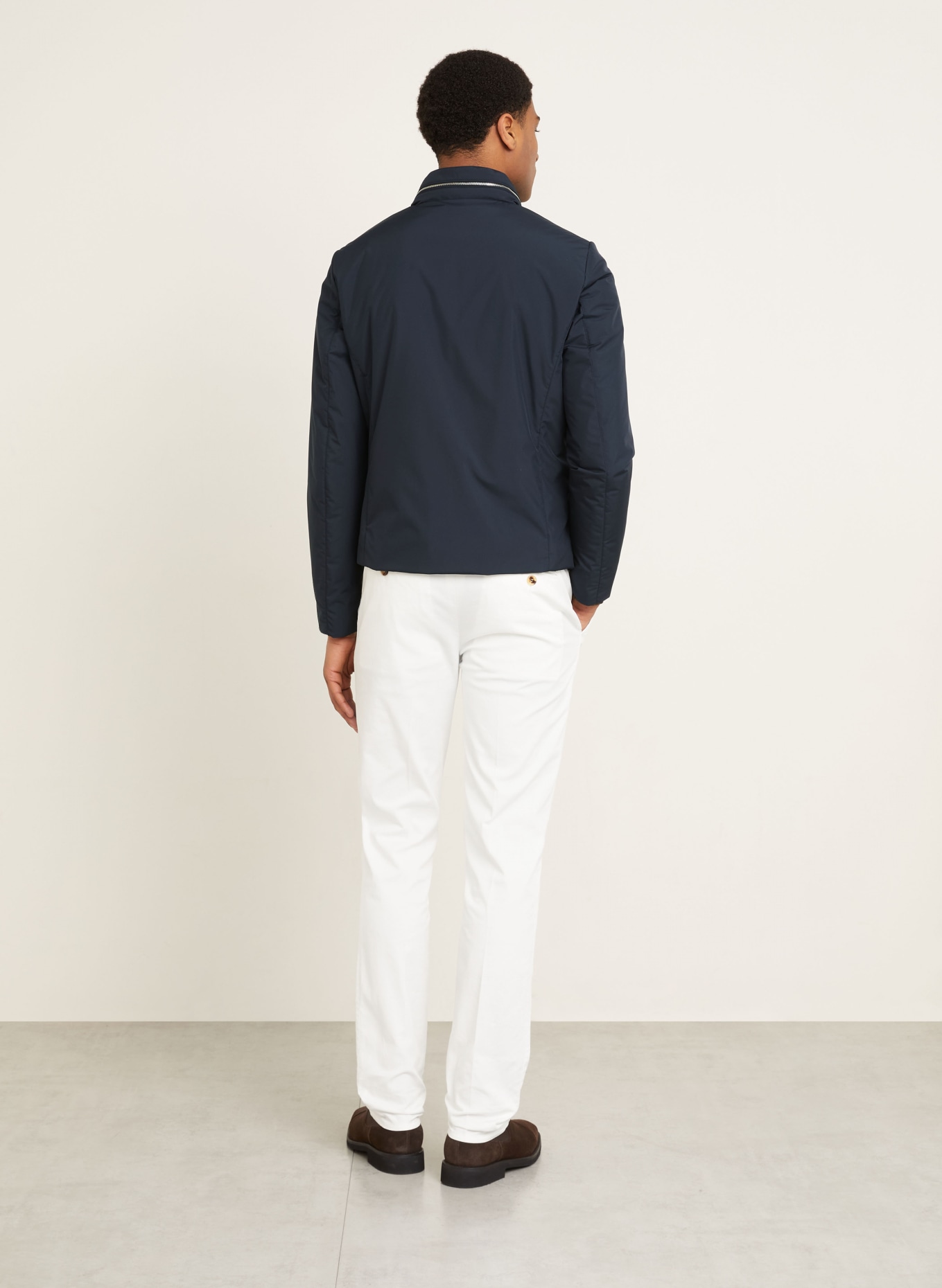 MOORER ALCIDE jacket: DARK BLUE