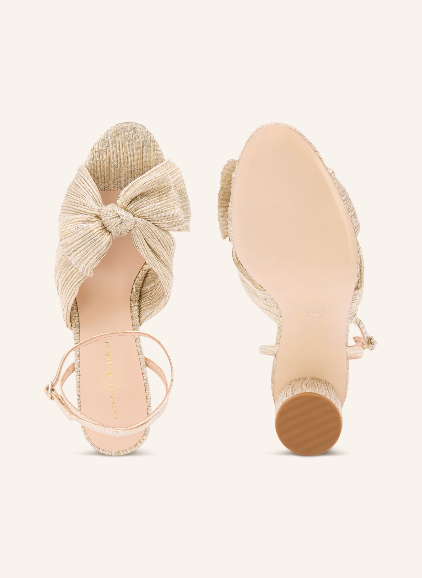 LOEFFLER RANDALL Sandaletten CAMELLIA: SILBER