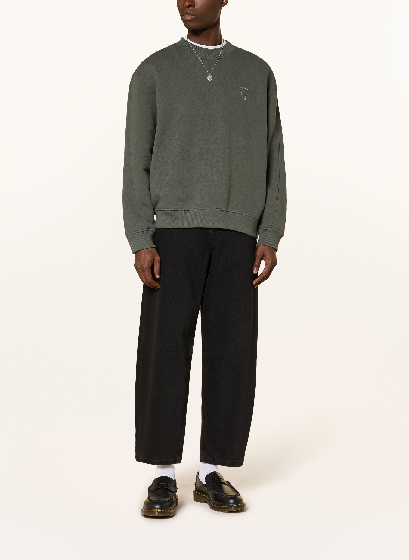 ALLSAINTS Mikina HAVEN: TMAVĚ ZELENÁ