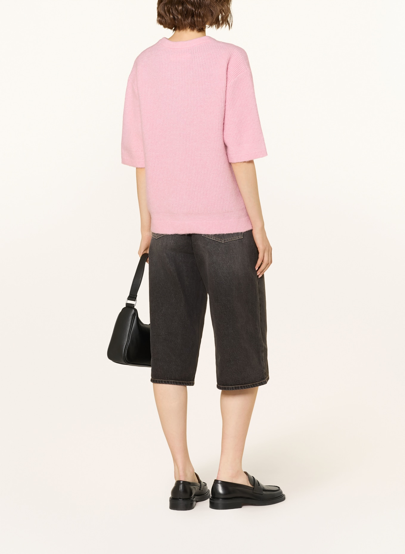 SAMSØE  SAMSØE SAANOURA cardigan with alpaca: PINK