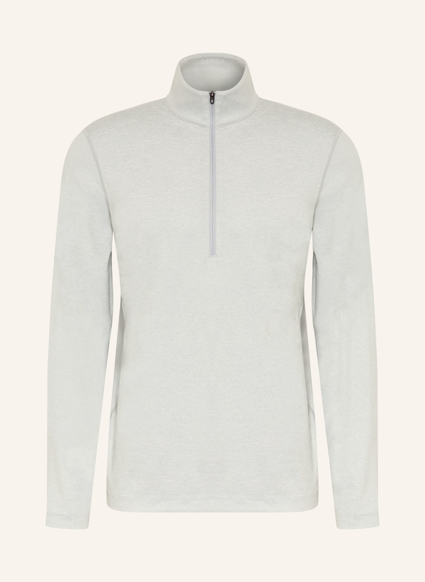 lululemon Sweter typu troyer z dżerseju SOFT JERSEY: JASNOCZARY