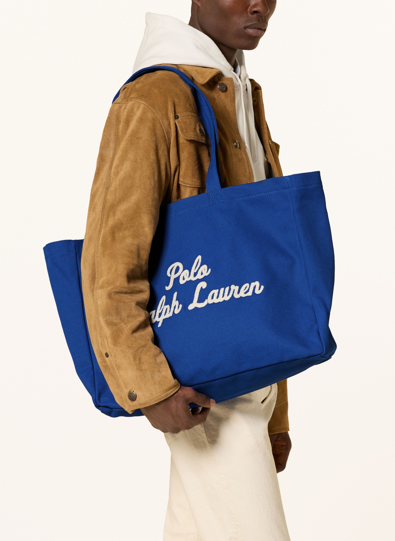 POLO RALPH LAUREN Shopper: BLAUW / WIT