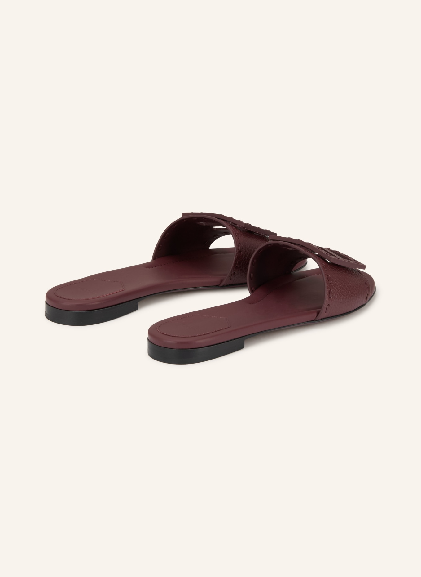 FENDI Pantoletten: DUNKELROT