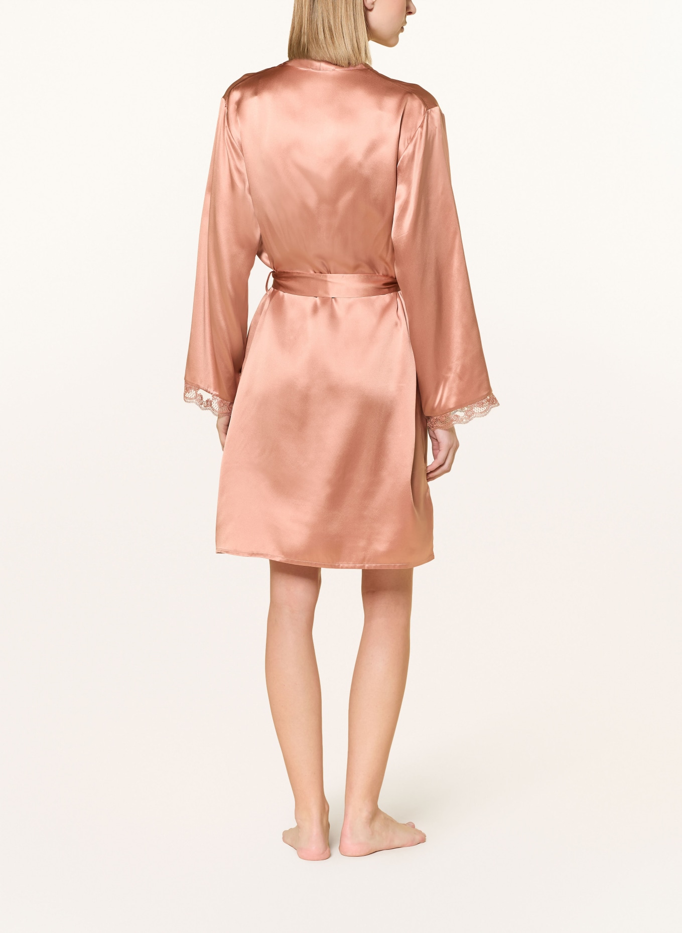SIMONE PÉRÈLE Ladies' silk robe LOVE ME: ROSE