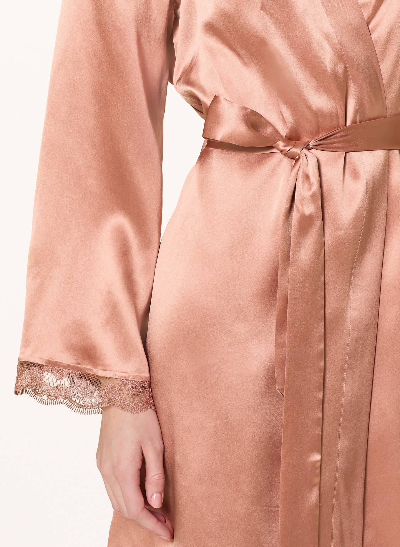 SIMONE PÉRÈLE Ladies' silk robe LOVE ME: ROSE