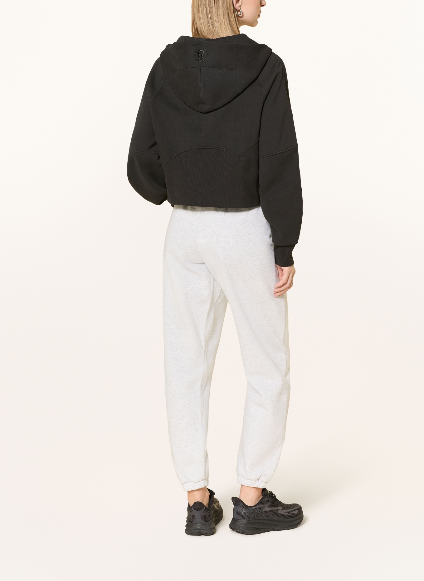 lululemon Hoodie SCUBA OVERSIZED HALF ZIP: SCHWARZ