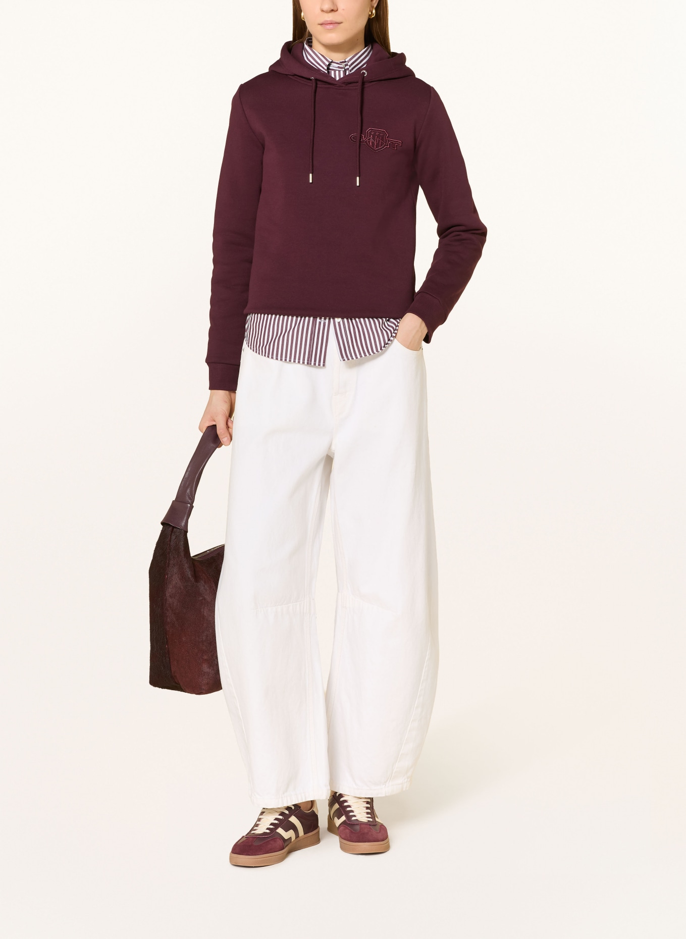 GANT Sweatshirt: DUNKELROT