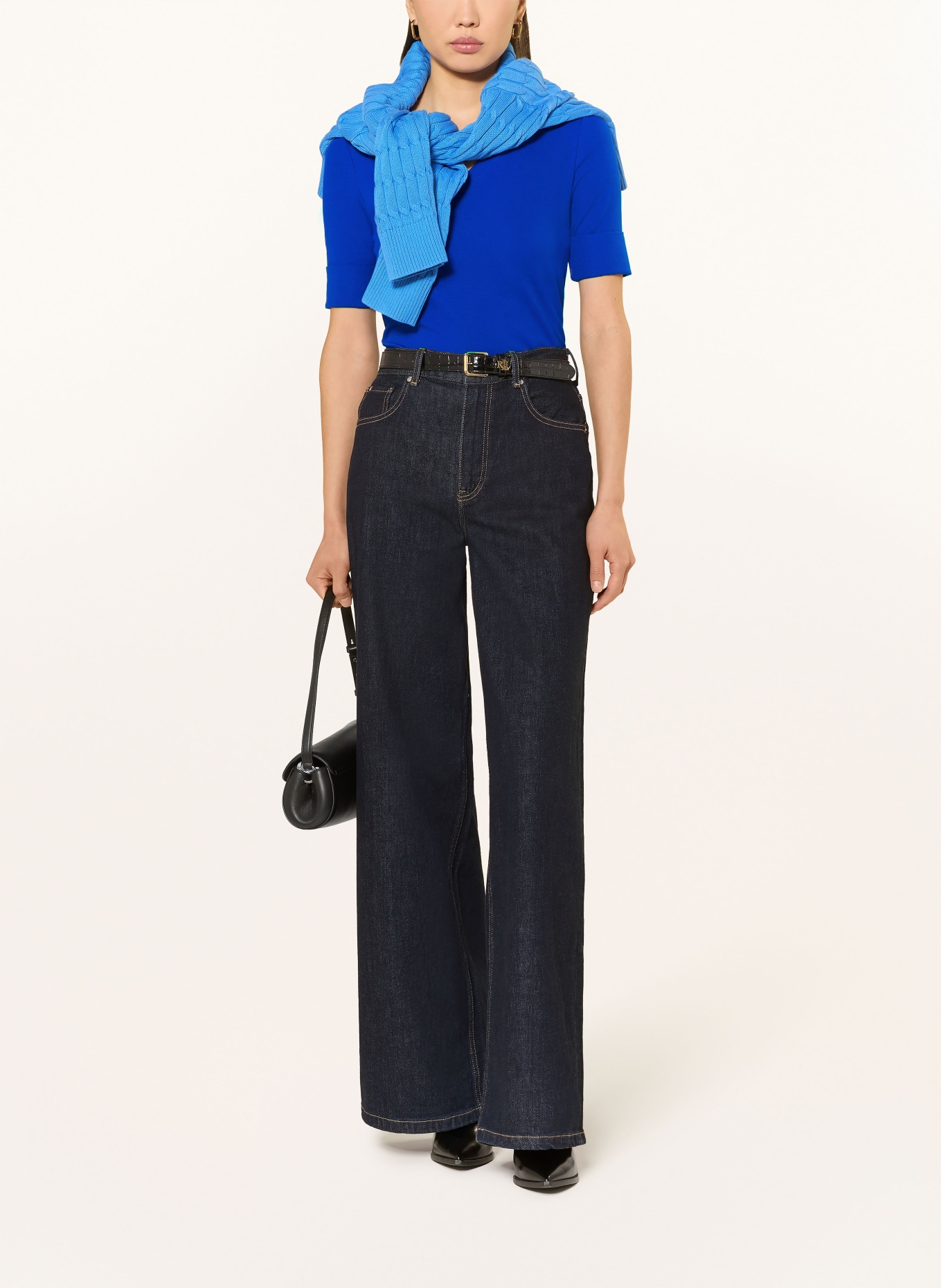 LAUREN RALPH LAUREN Tričko: MODRÁ