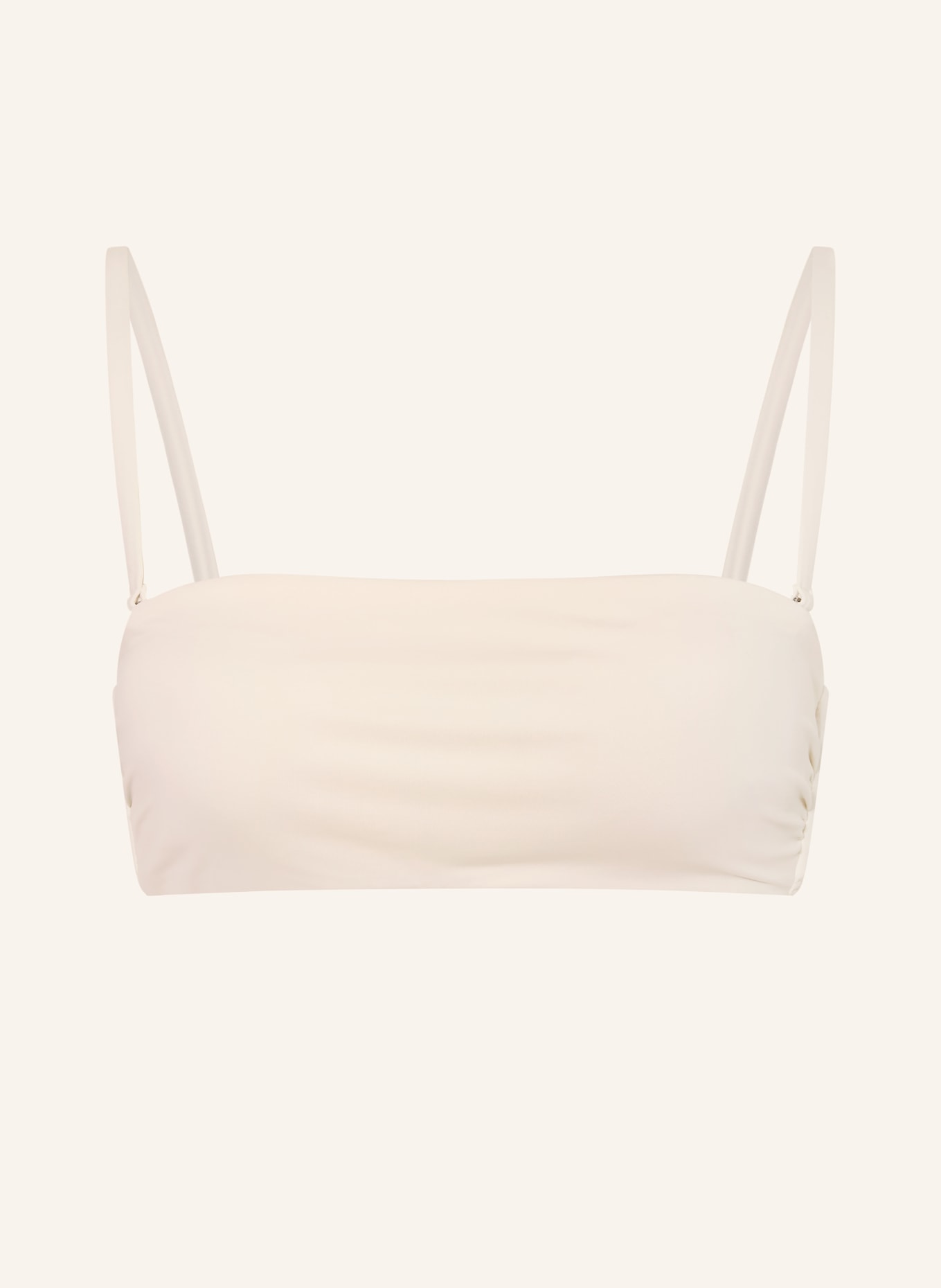 Calvin Klein Bandeau-Bikini-Top: CREME
