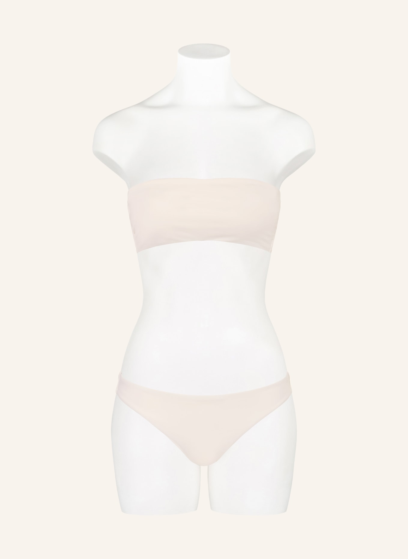 Calvin Klein Bandeau-Bikini-Top: CREME
