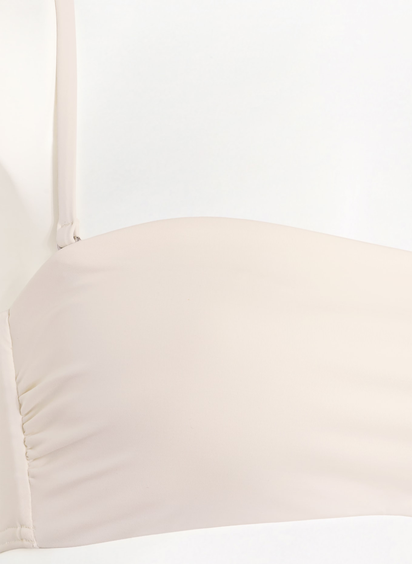 Calvin Klein Bandeau-Bikini-Top: CREME