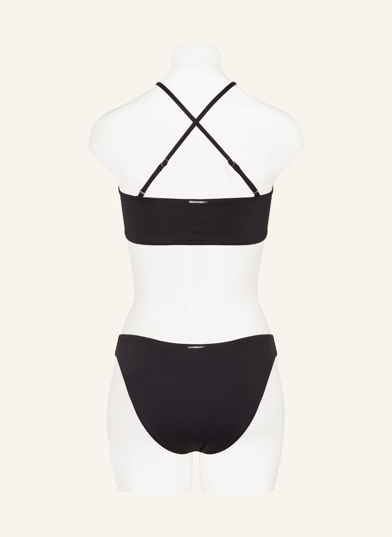 Calvin Klein Bandeau-Bikini-Top: SCHWARZ