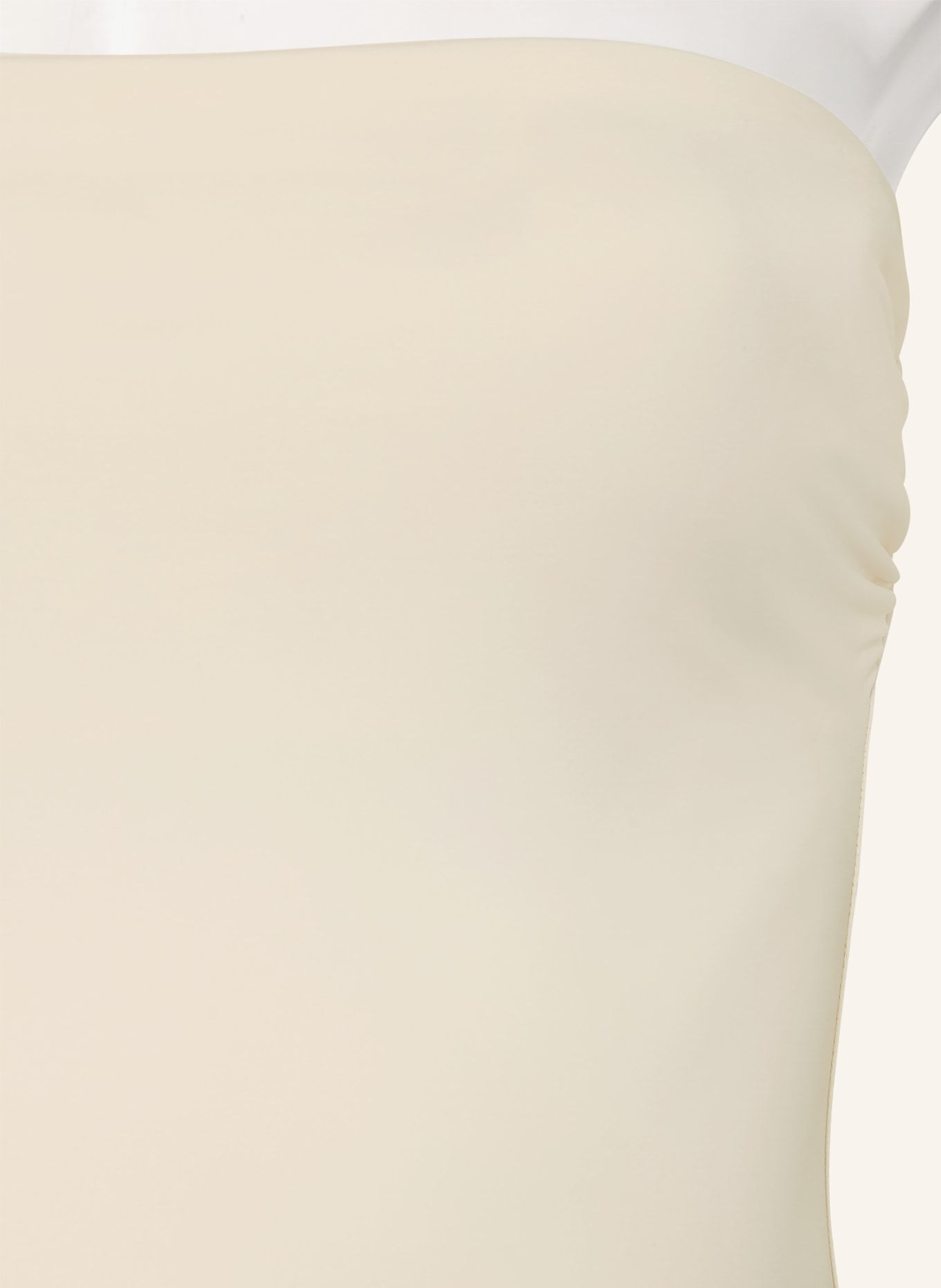 Calvin Klein Bandeau-Badeanzug: CREME