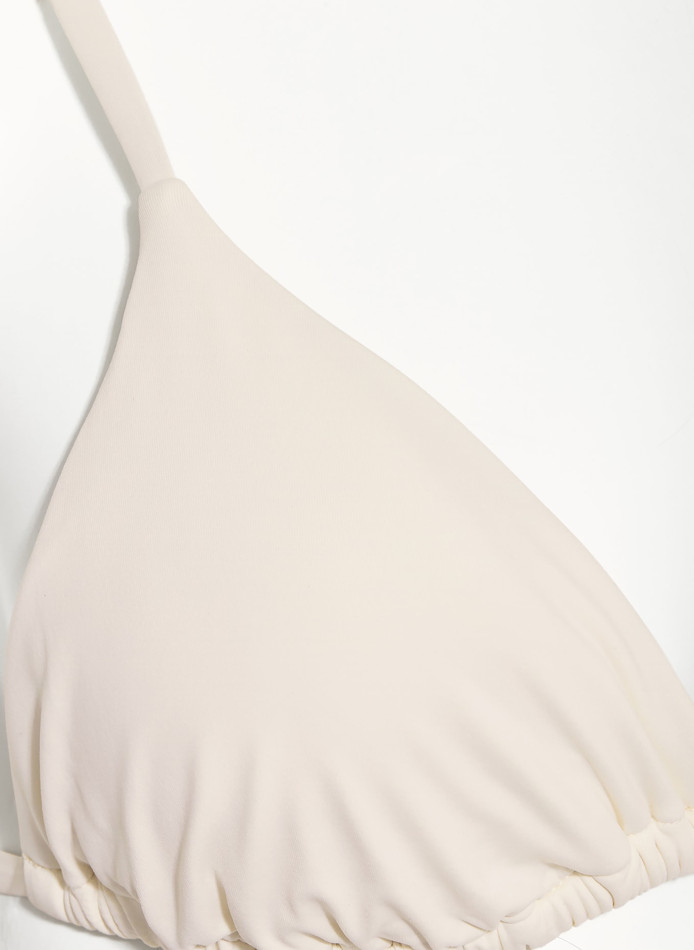 Calvin Klein Triangel-Bikini-Top: CREME