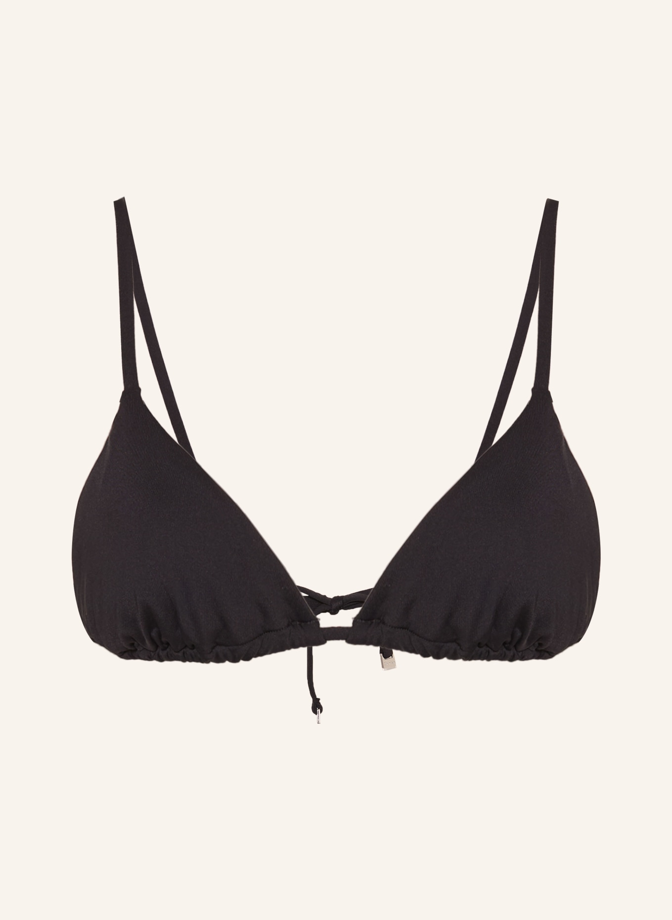 Calvin Klein Triangel-Bikini-Top: SCHWARZ