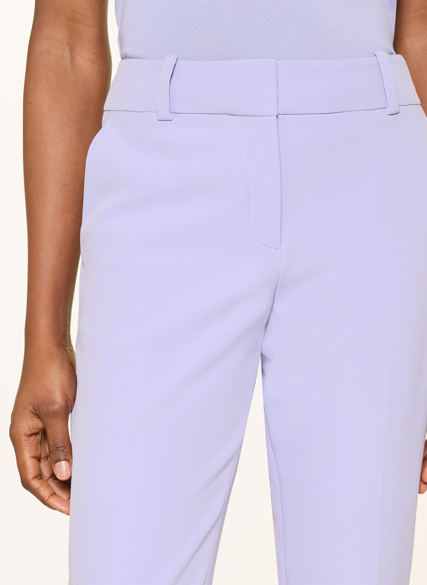 HUGO Kalhoty HEDIMA: SVĚTLE FIALOVÁ