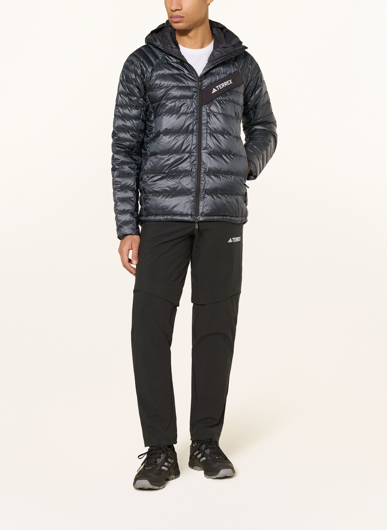 adidas TERREX Daunenjacke TERREX TECHROCK CLIMAWARM+: SCHWARZ