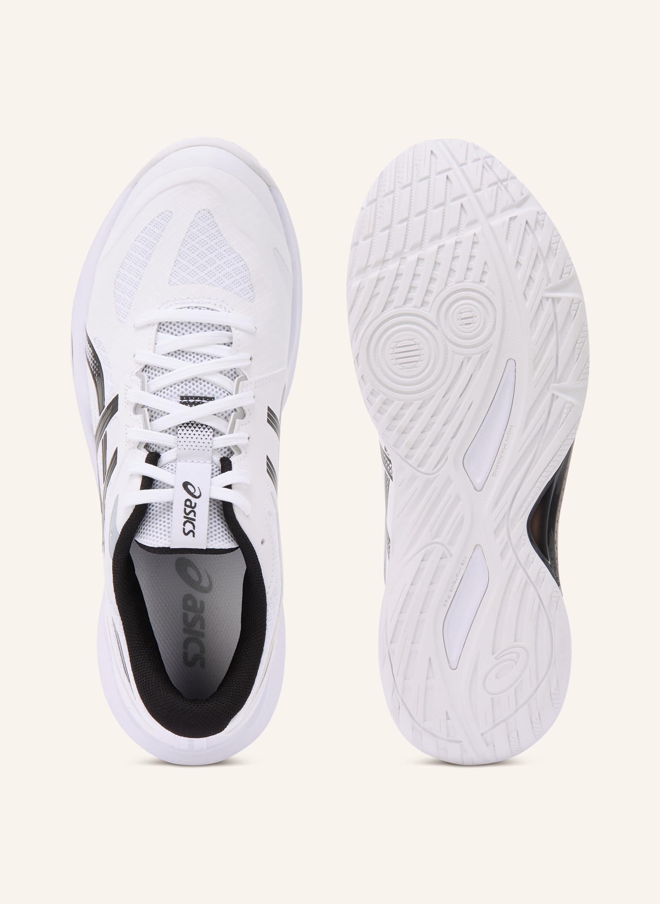 ASICS Indoorschuhe GEL-TACTIC 13: WEISS / SCHWARZ