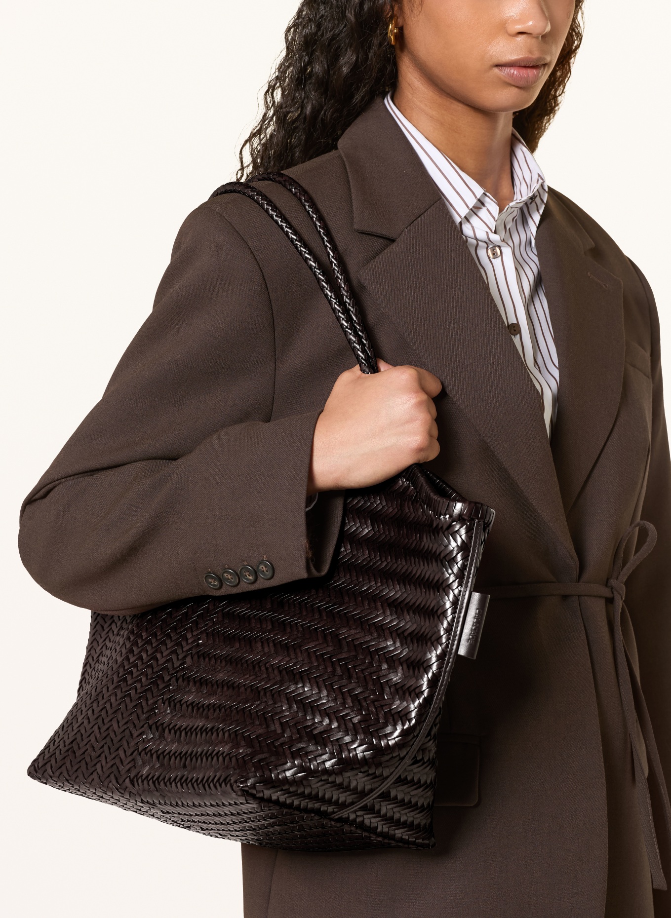 CALA JADE Shopper HUMI: DARK BROWN