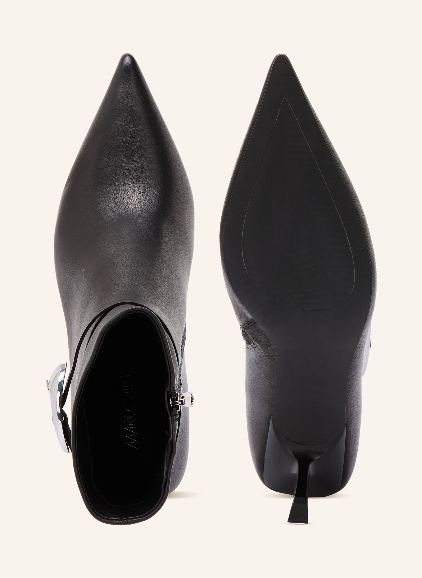 MARC CAIN Ankle boots: 900 BLACK