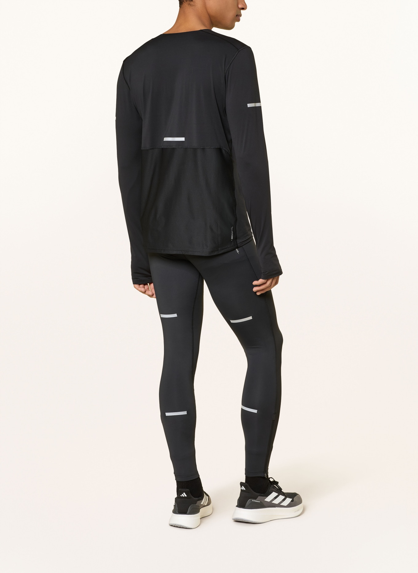 adidas Běžecké legíny ADI365: ČERNÁ