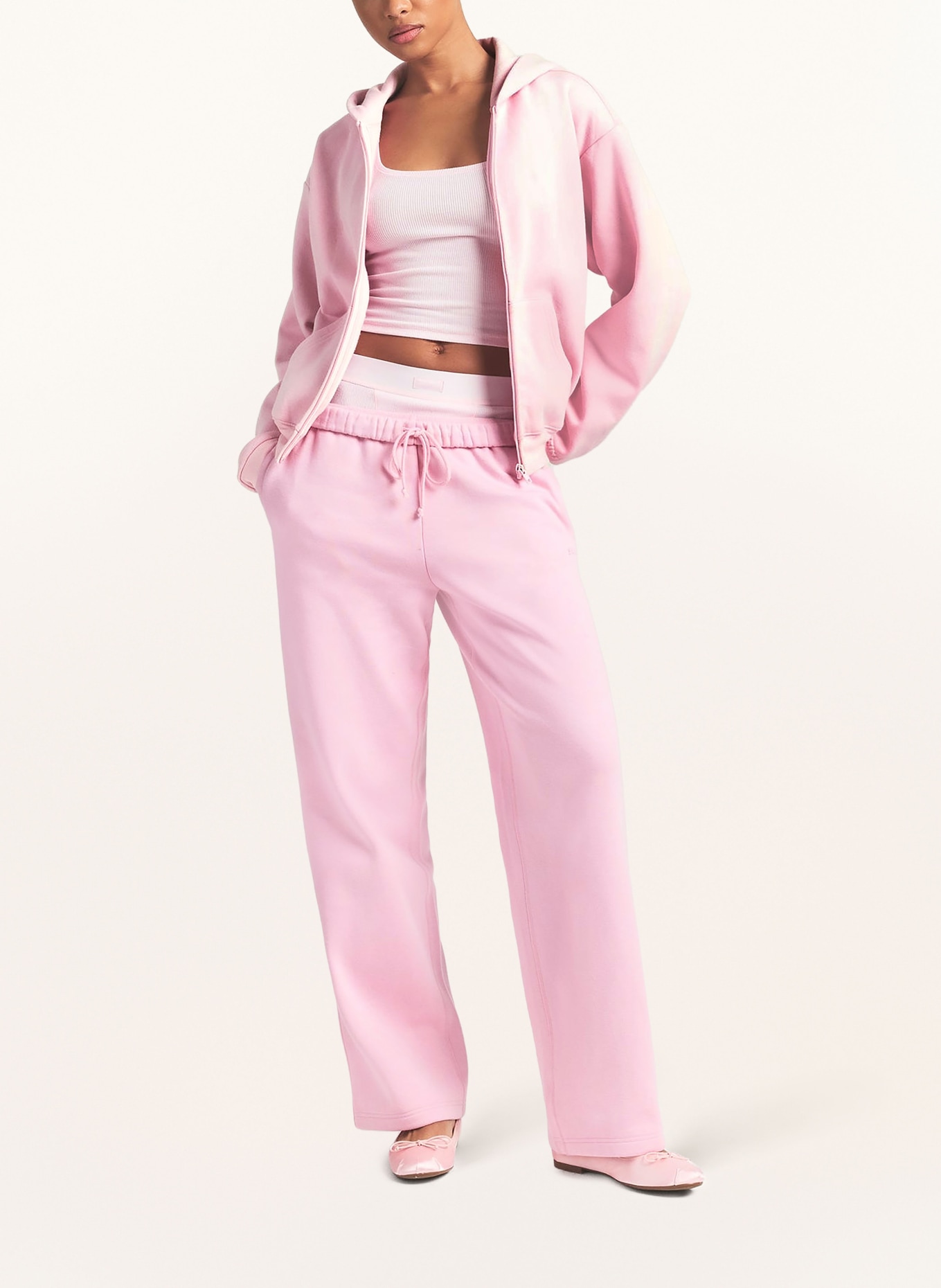 SKIMS Lounge-Sweatjacke COTTON-FLEECE: HALITE