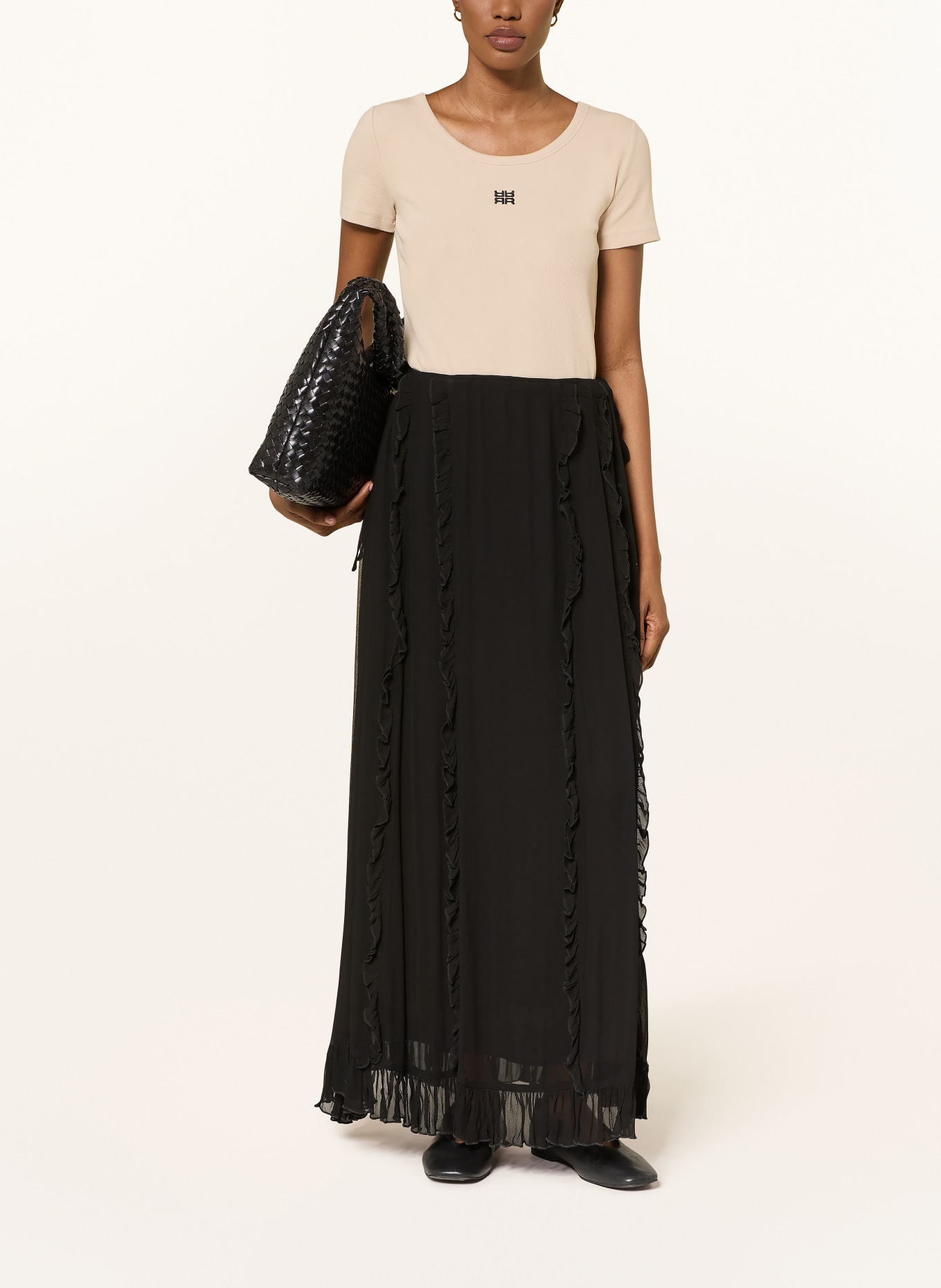 RIANI T-shirt: CHAMEAU