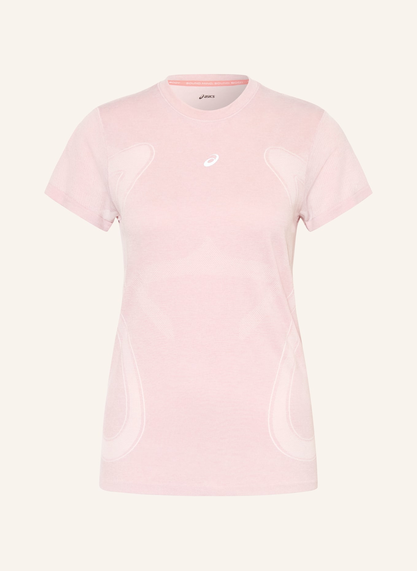 ASICS ROAD SEAMLESS SS running shirt: PINK