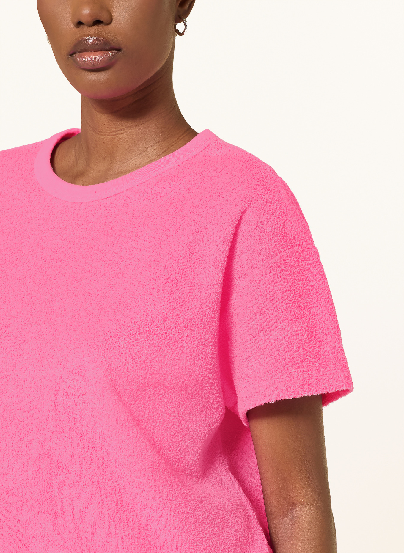 American Vintage Tričko z froté: RŮŽOVÁ