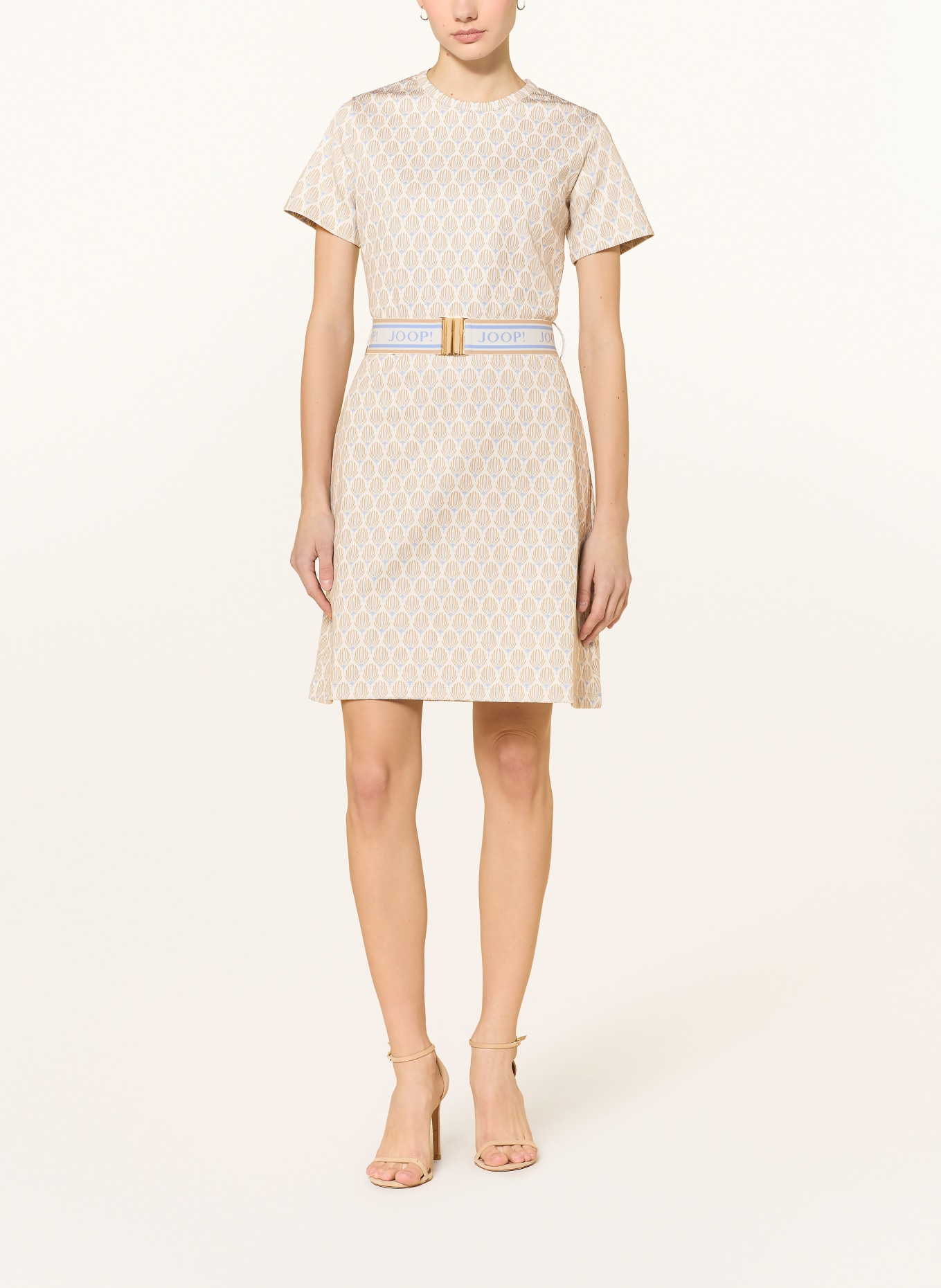 JOOP! Kleid TRISH: ECRU / BEIGE / HELLBLAU