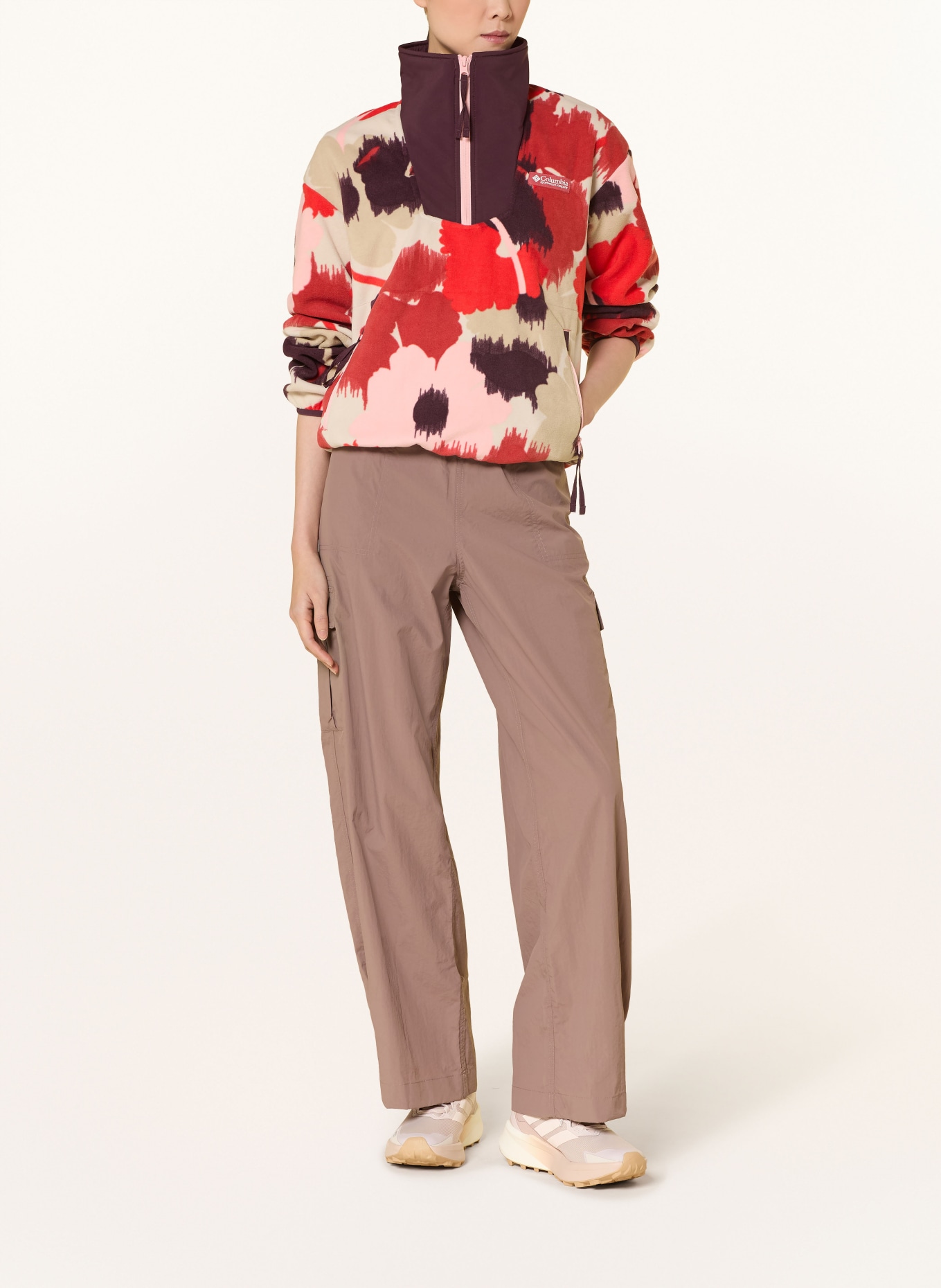 Columbia Veste polaire SEQUOIA GROVE™: ROUGE / BEIGE / LILAS FONCÉ