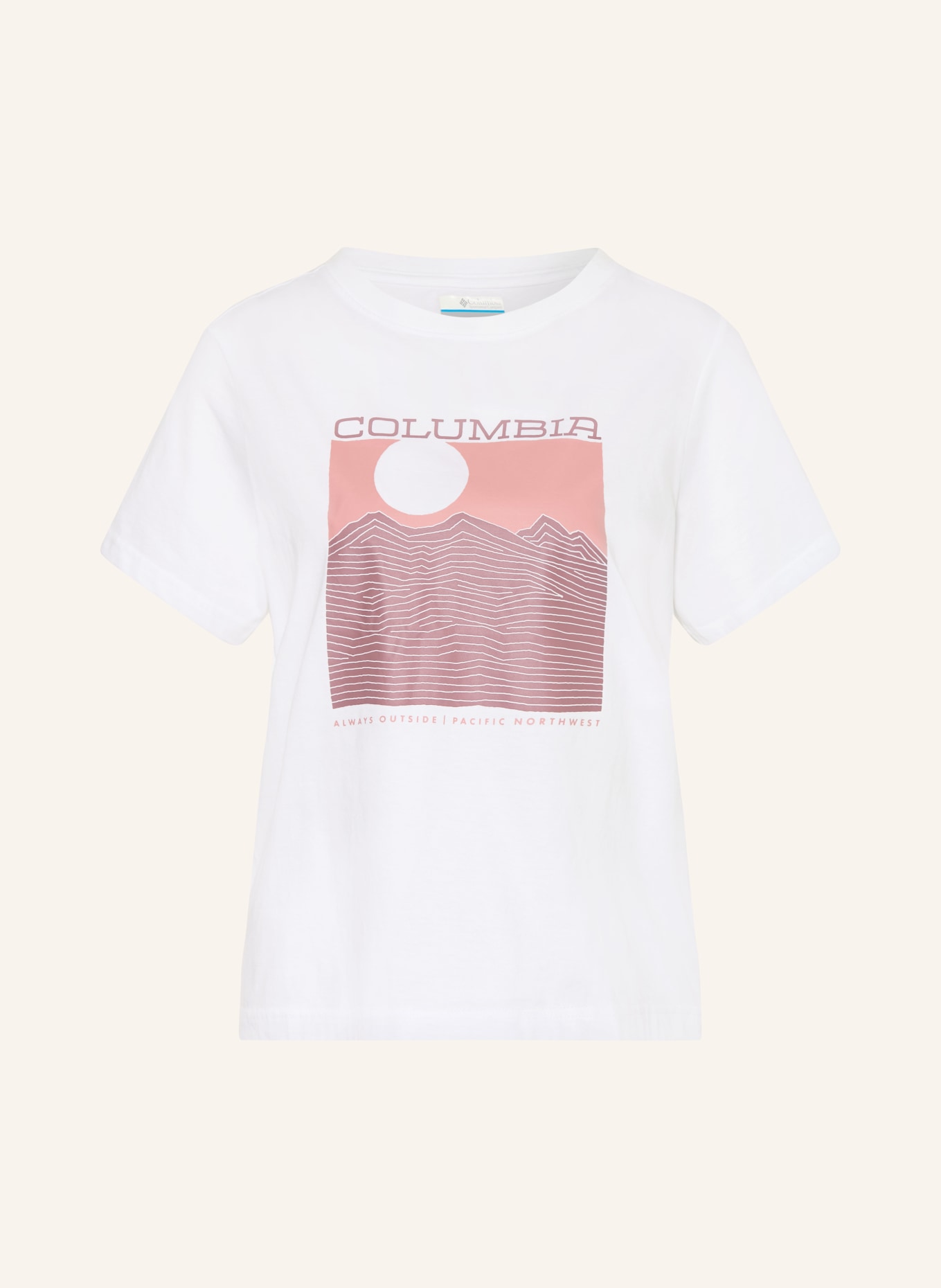 Columbia T-shirt ROLLING BEND™: BLADORÓŻOWY