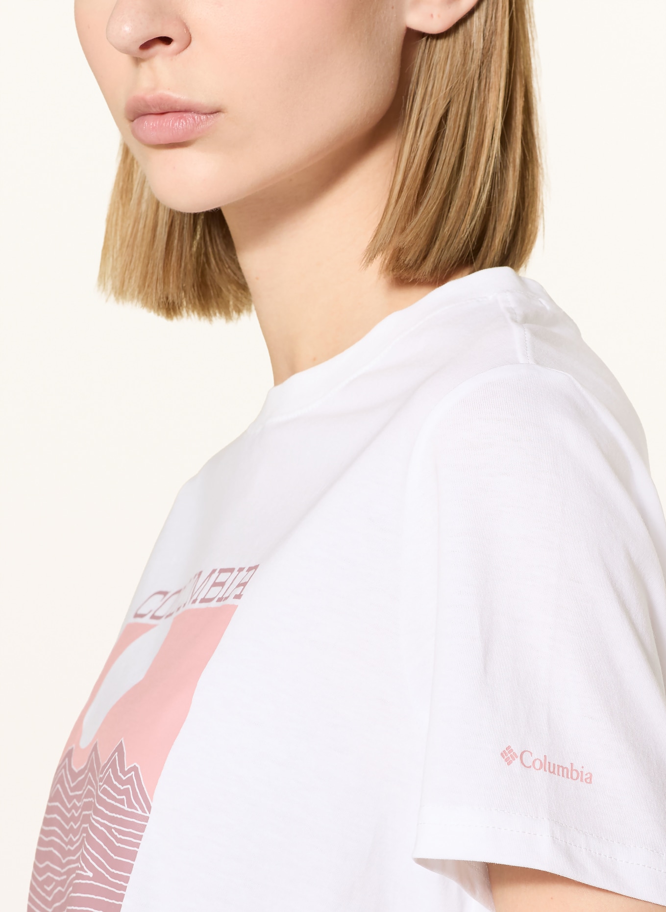 Columbia T-shirt ROLLING BEND™: BLADORÓŻOWY