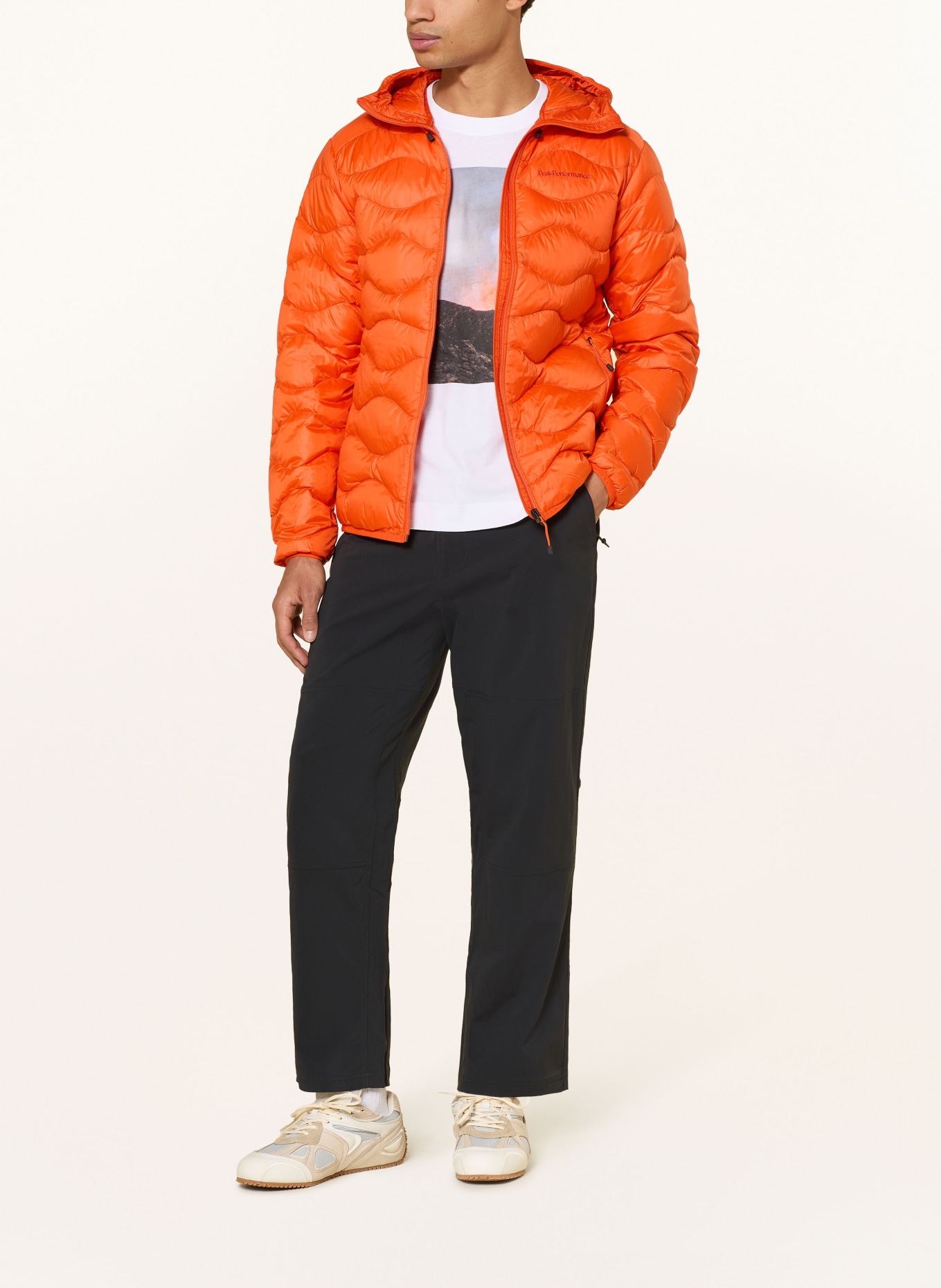 Peak Performance HELIUM down ski jacket: ORANGE