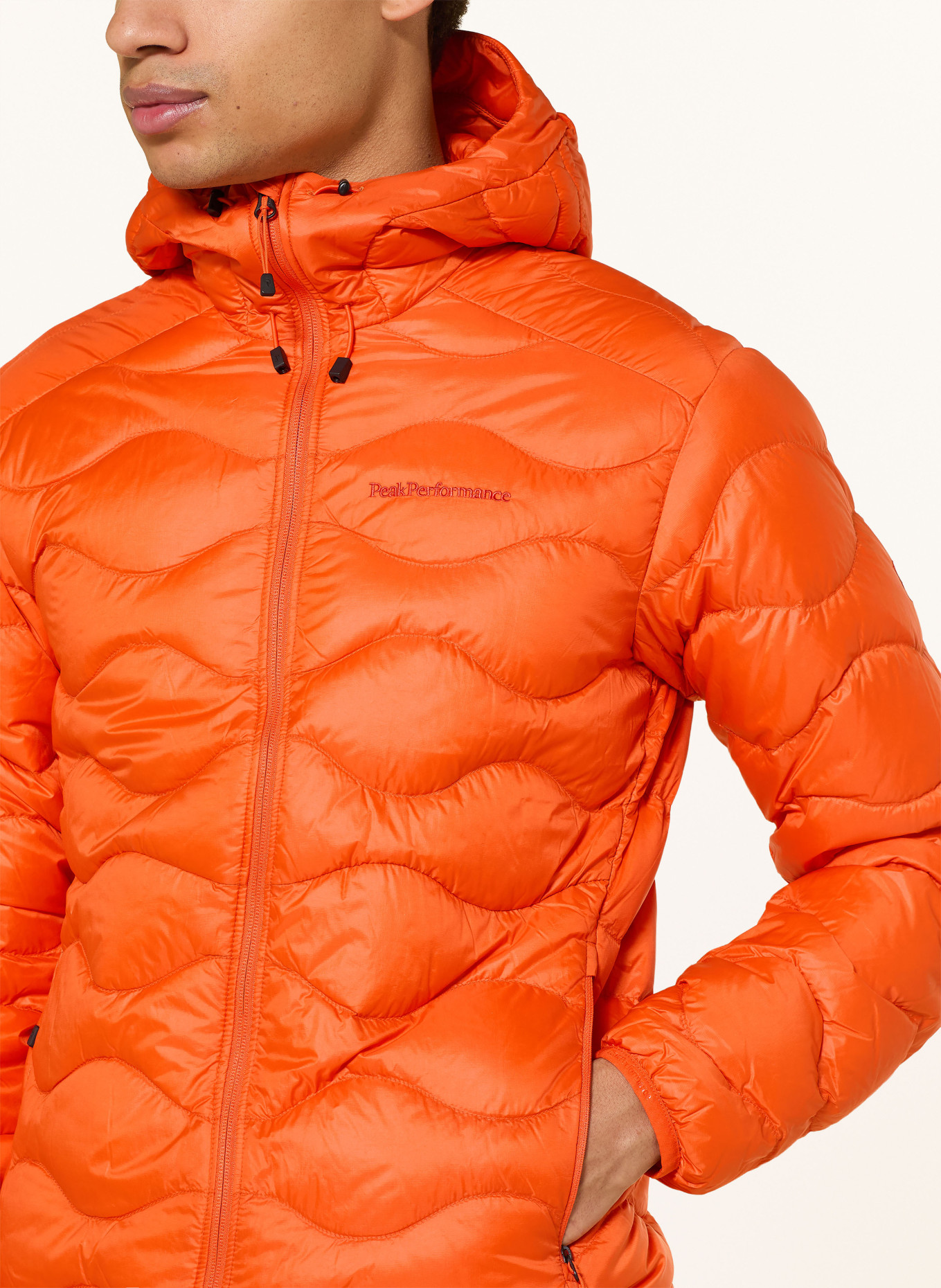Peak Performance HELIUM down ski jacket: ORANGE