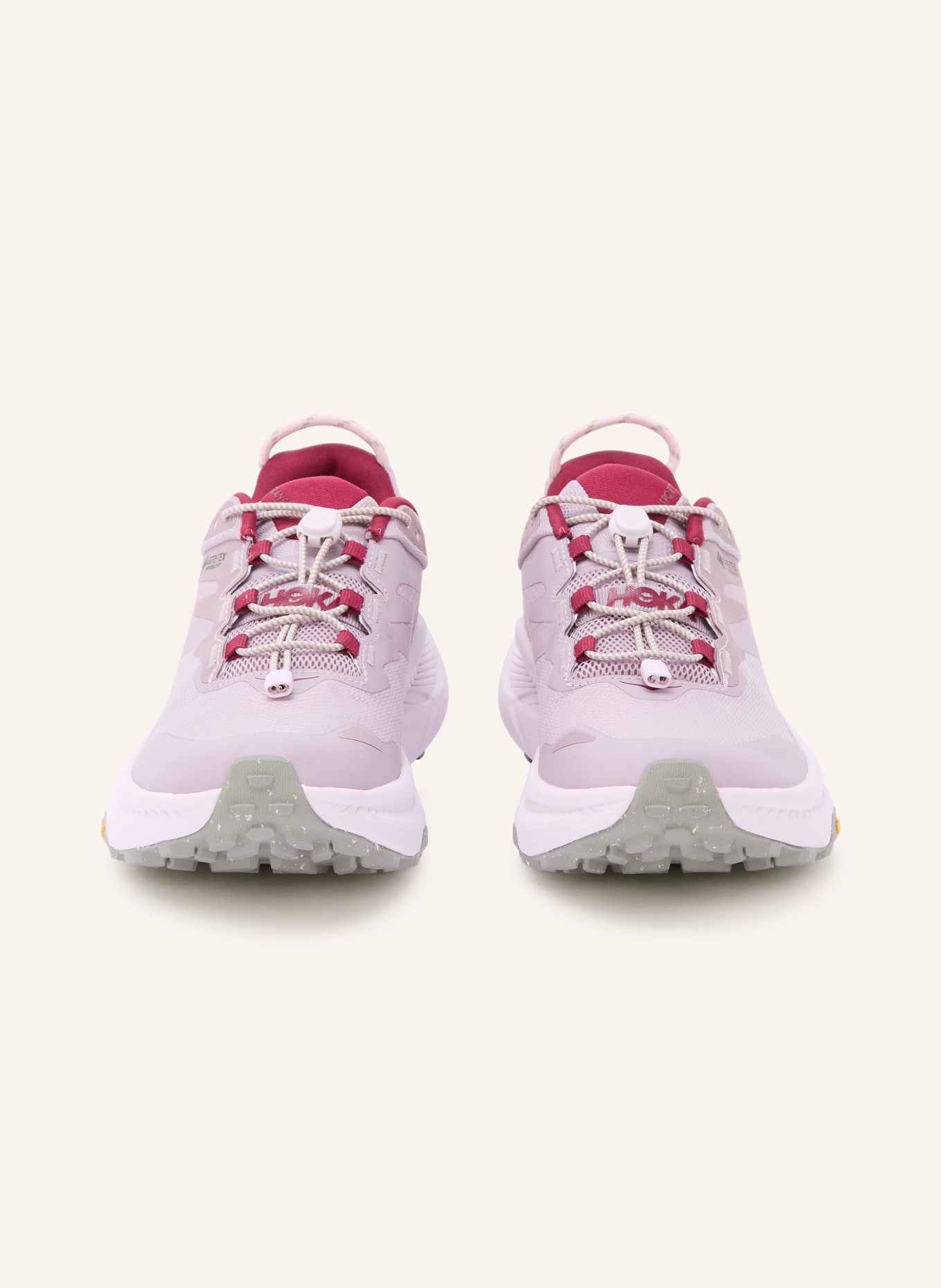 HOKA Turistické boty TRANSPORT GTX: SVĚTLE FIALOVÁ / TMAVĚ ČERVENÁ / BÍLÁ