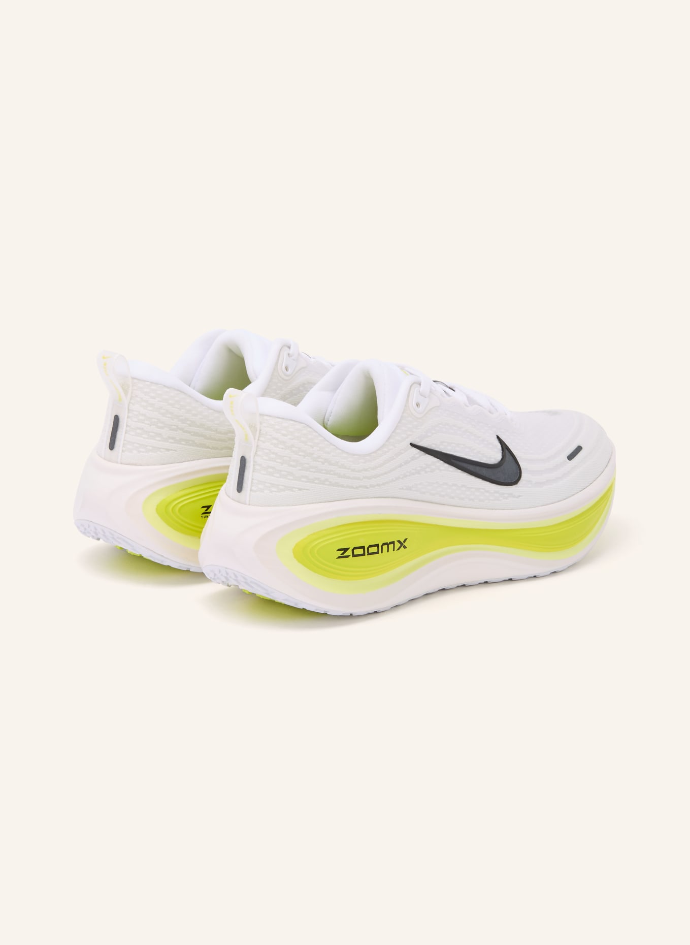 Nike Laufschuhe VOMERO PLUS: WEISS / NEONGELB / SCHWARZ