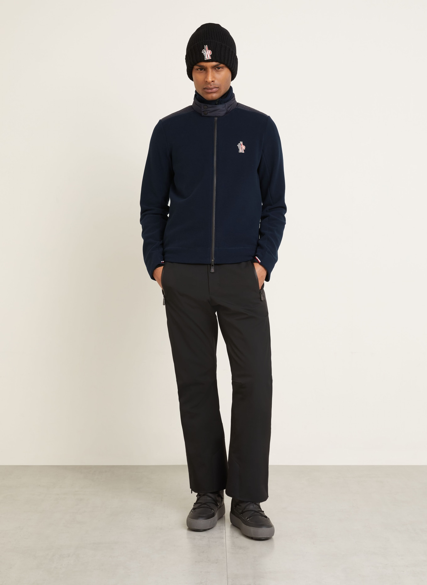 MONCLER GRENOBLE Fleecejacke: DUNKELBLAU