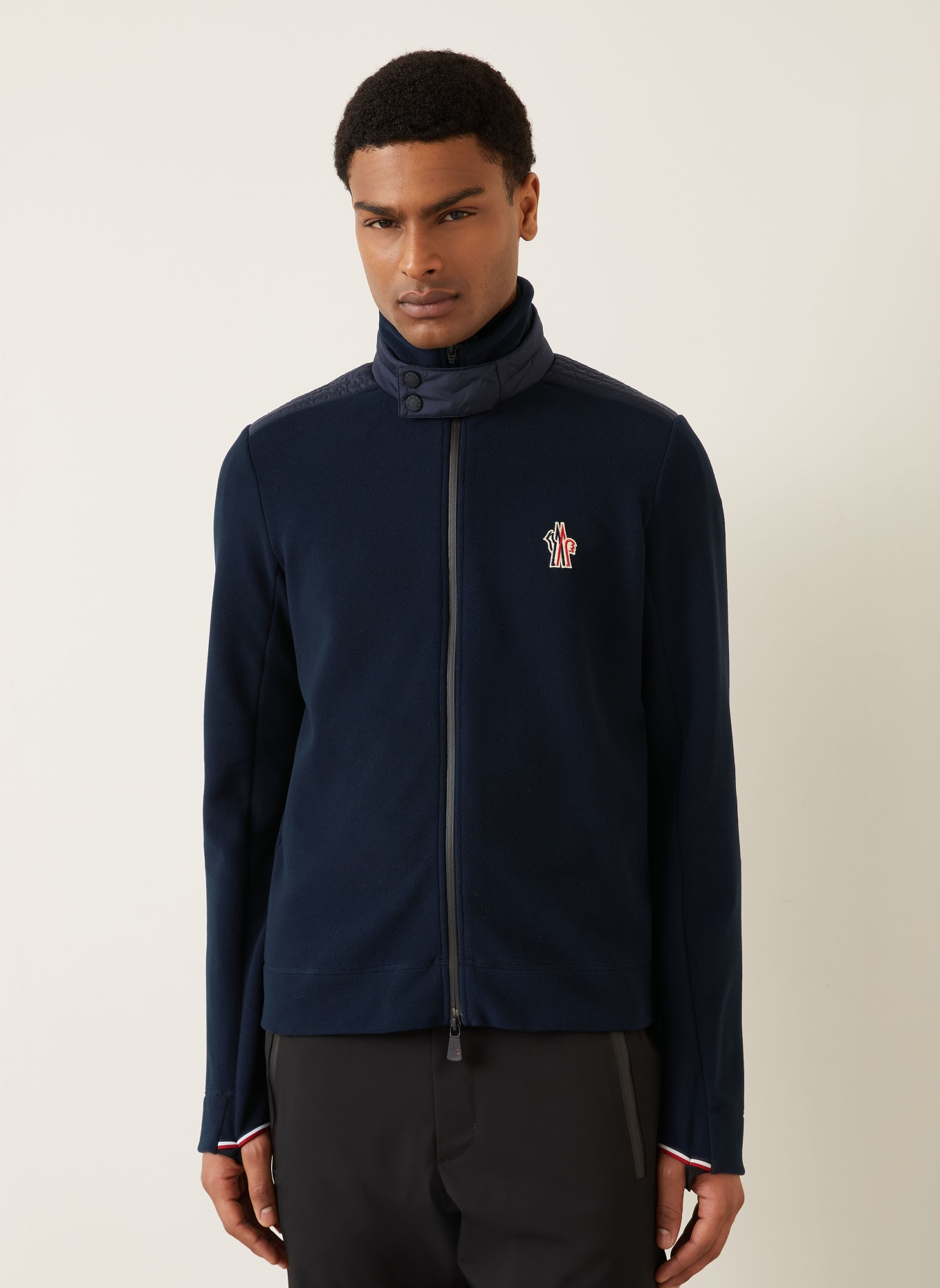 MONCLER GRENOBLE Fleecejacke: DUNKELBLAU