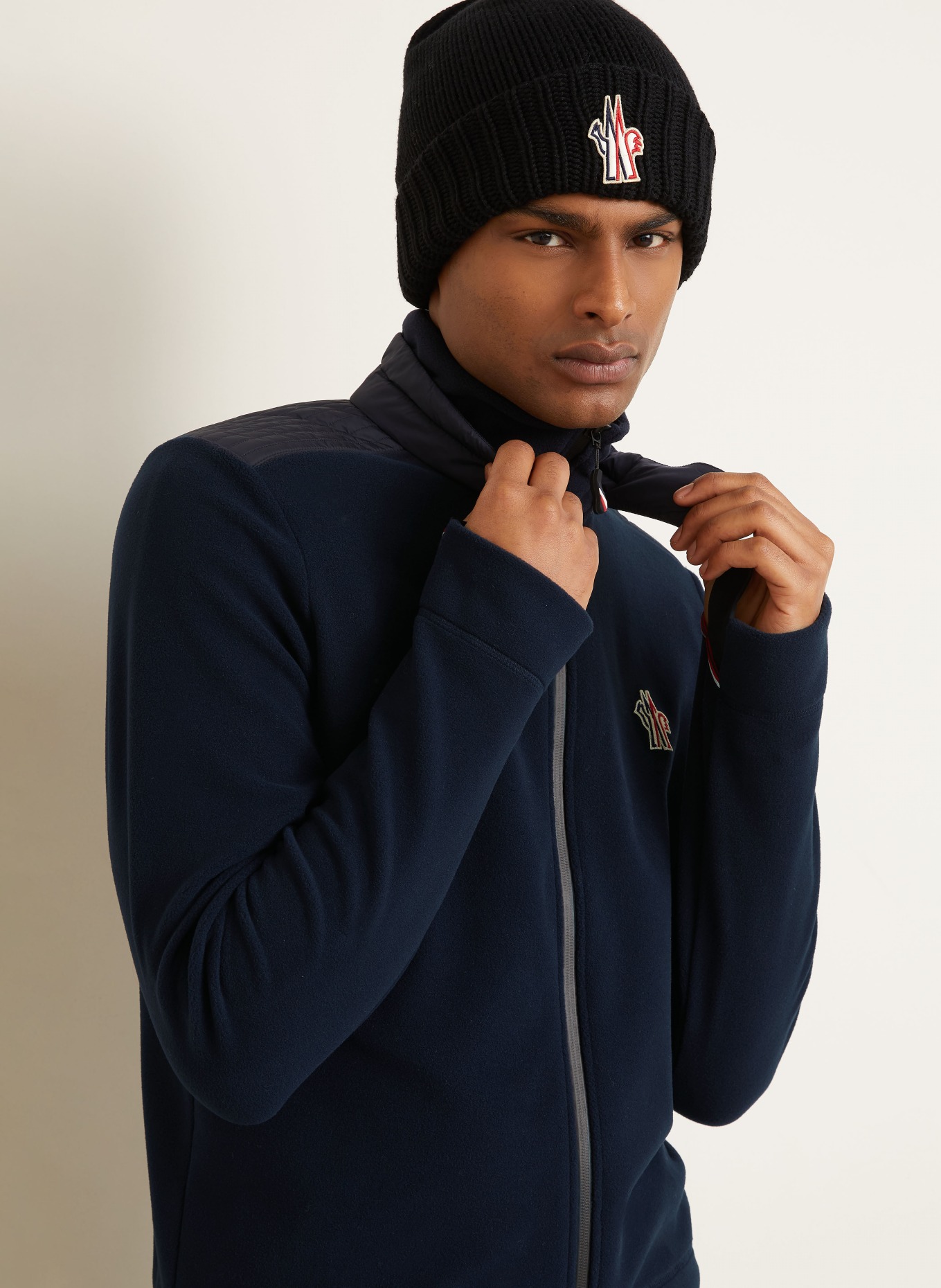 MONCLER GRENOBLE Fleecejacke: DUNKELBLAU