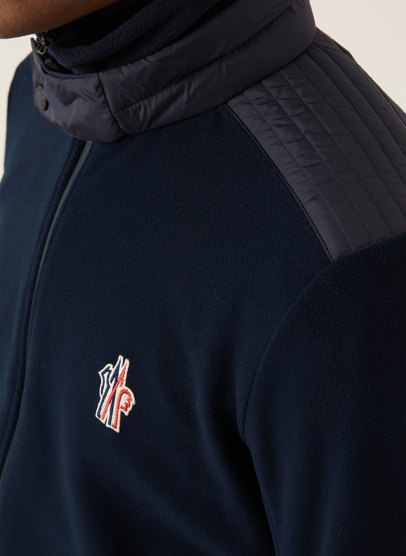 MONCLER GRENOBLE Fleecejacke: DUNKELBLAU