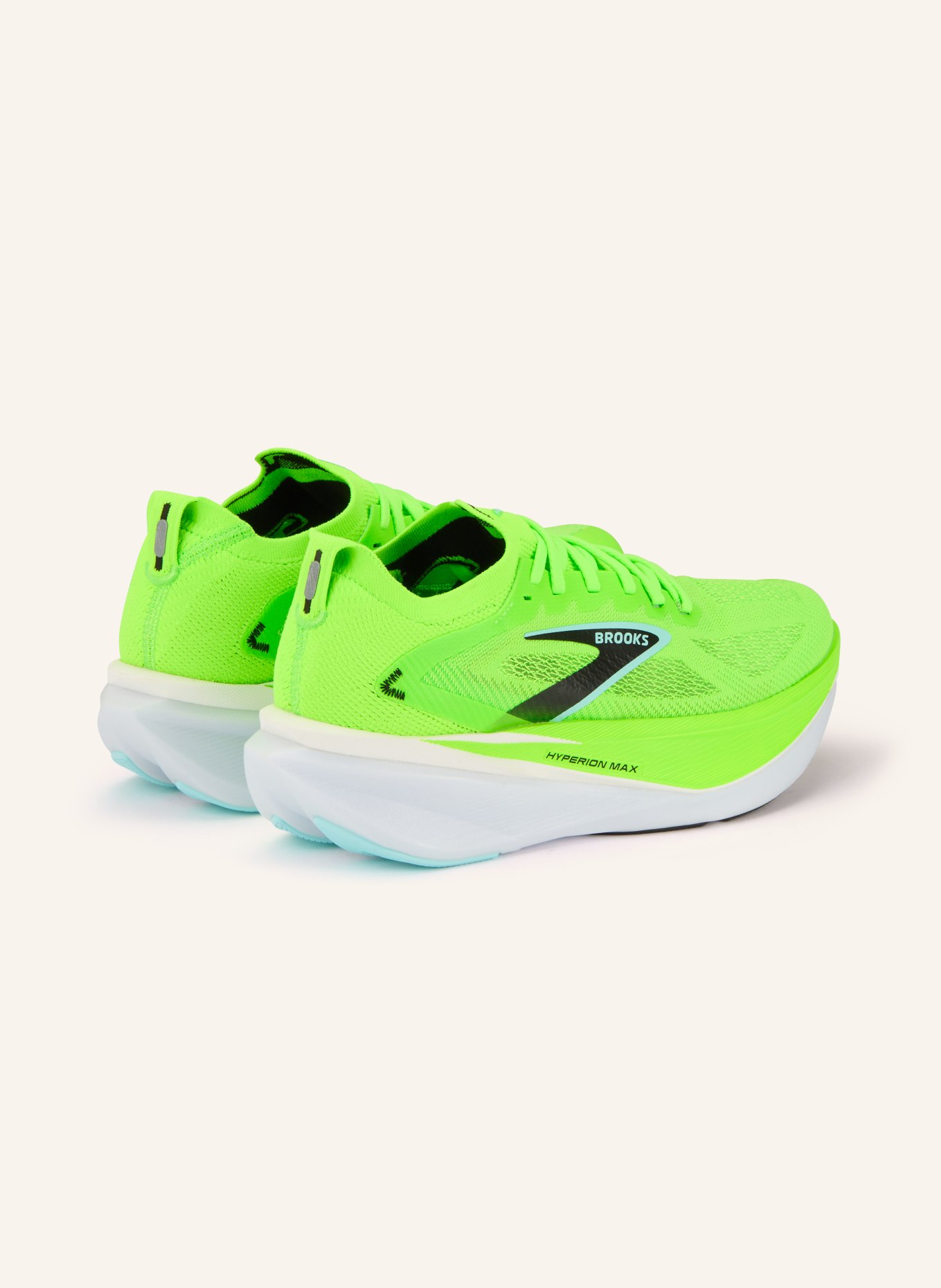 BROOKS Laufschuhe HYPERION MAX 3: NEONGRÜN / MINT / SCHWARZ
