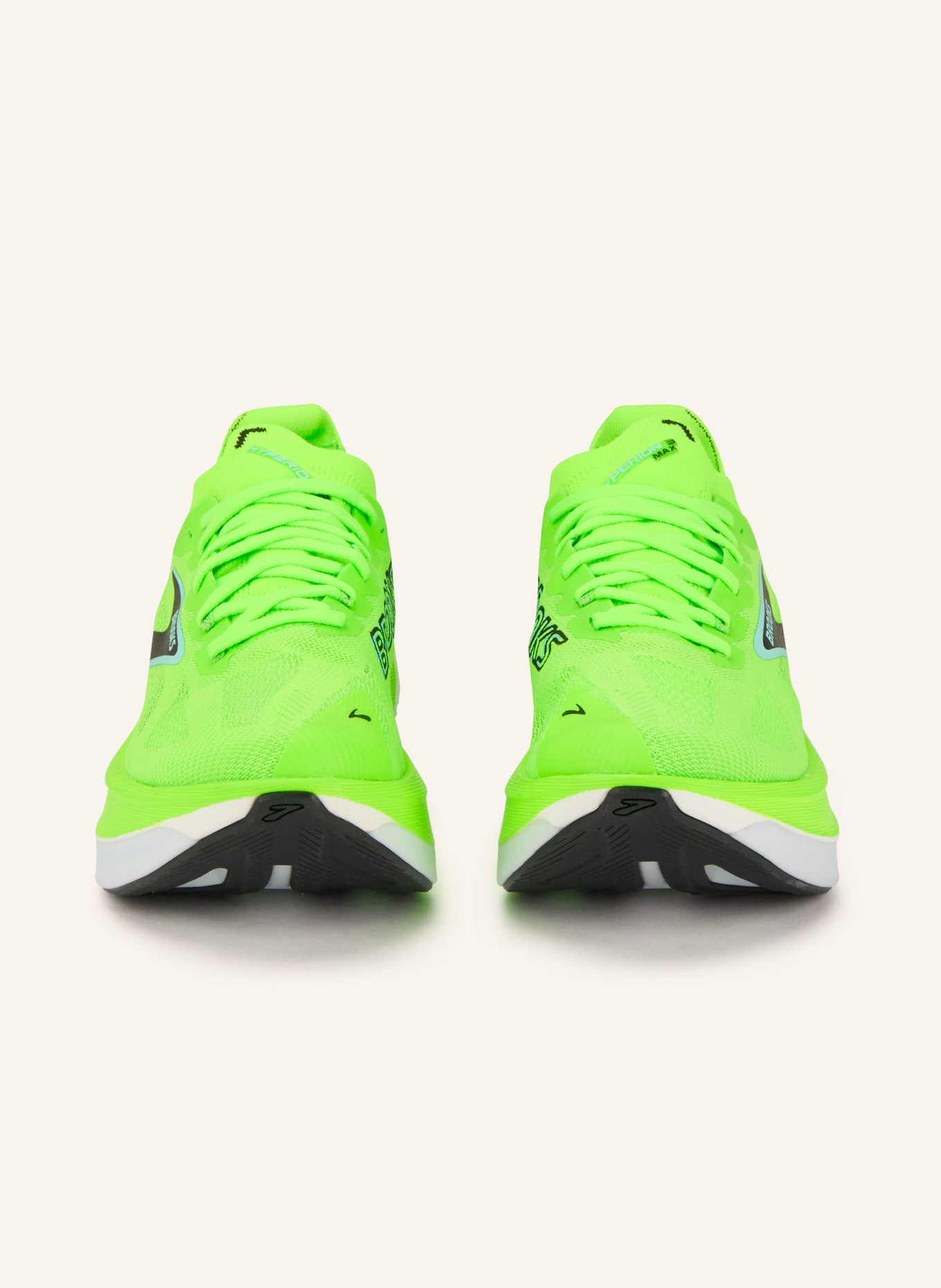 BROOKS Laufschuhe HYPERION MAX 3: NEONGRÜN / MINT / SCHWARZ
