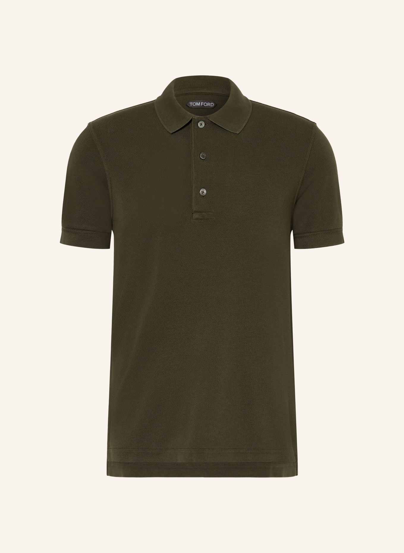 TOM FORD Piqué-Poloshirt: DUNKELGRÜN